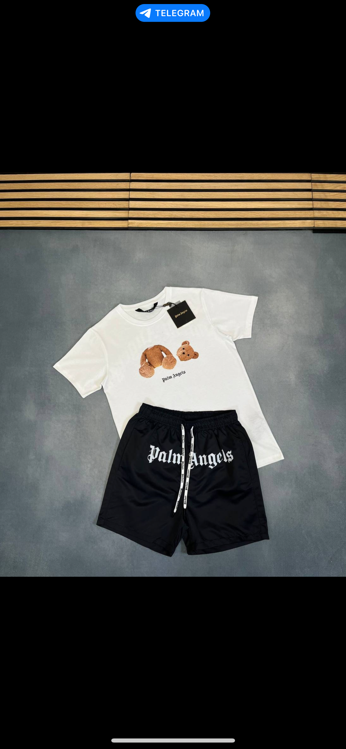 PALM A SWIMSHORTS AND T-SHIRT SET