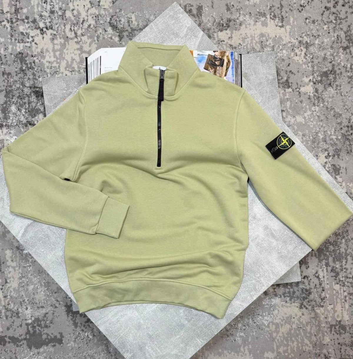 stone island quarter zip xl
