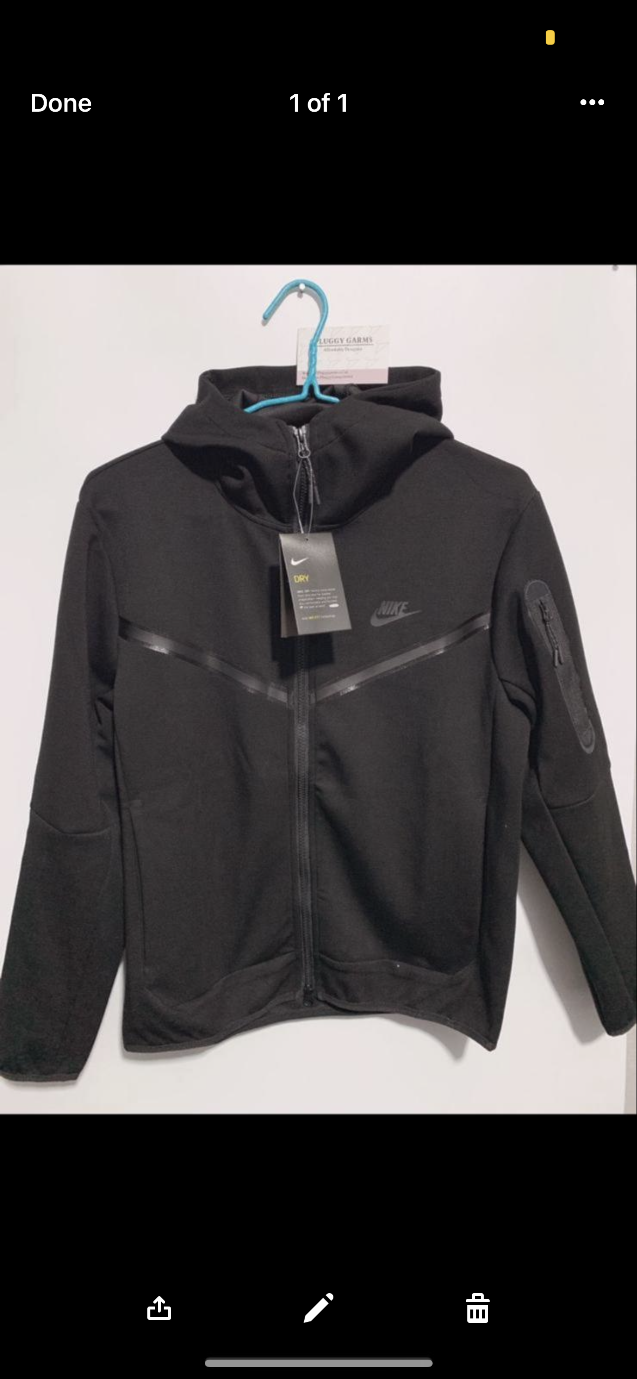 TECH FLEECE BLACK TOP AND BOTTOM
