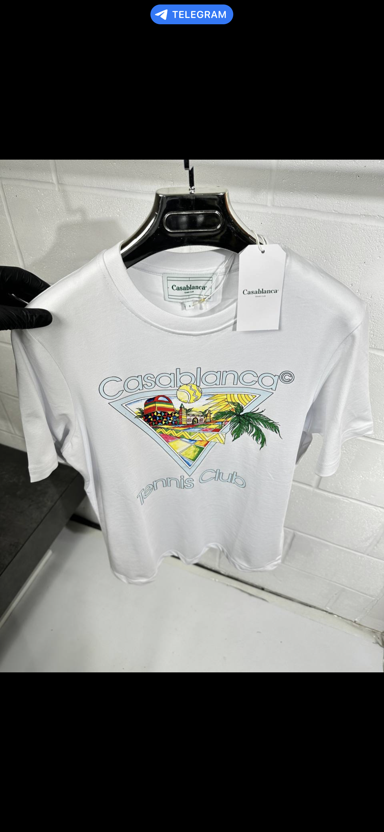 CASABLANCA T-SHIRT 1-2 days delivery