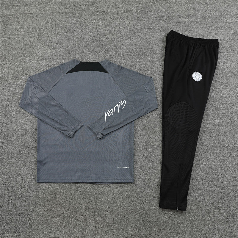 GREY & WHITE PSG TRACKSUIT