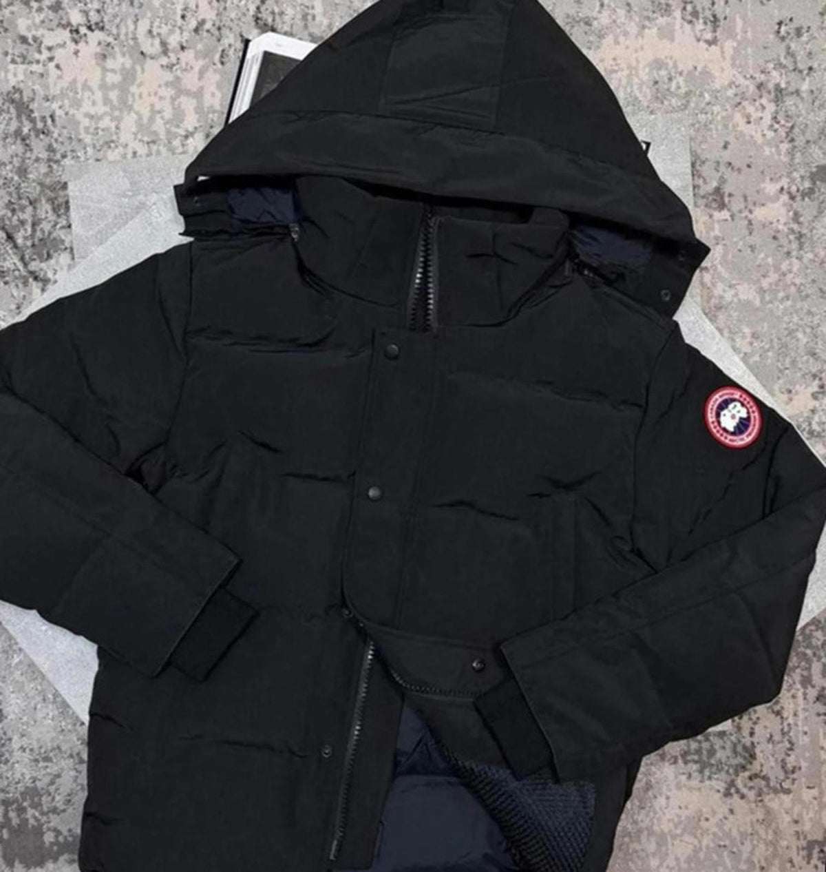 Canada goose Wyndham black/red badge XXL