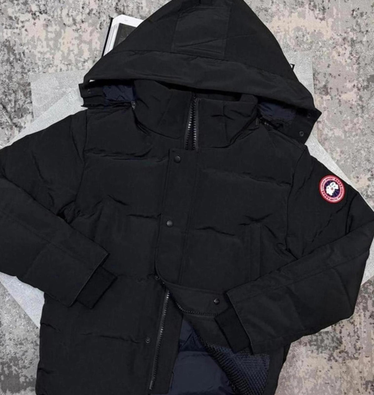 Canada goose Wyndham black/red badge XXL