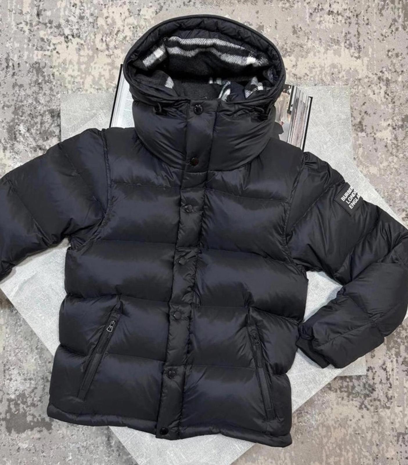 Burberry jacket black Large