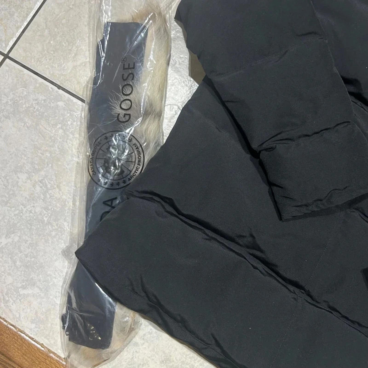 Canada goose coat black XXL