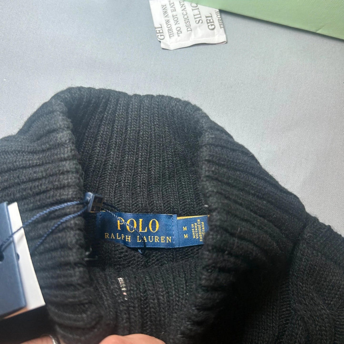 ralph lauren quarter knit medium
