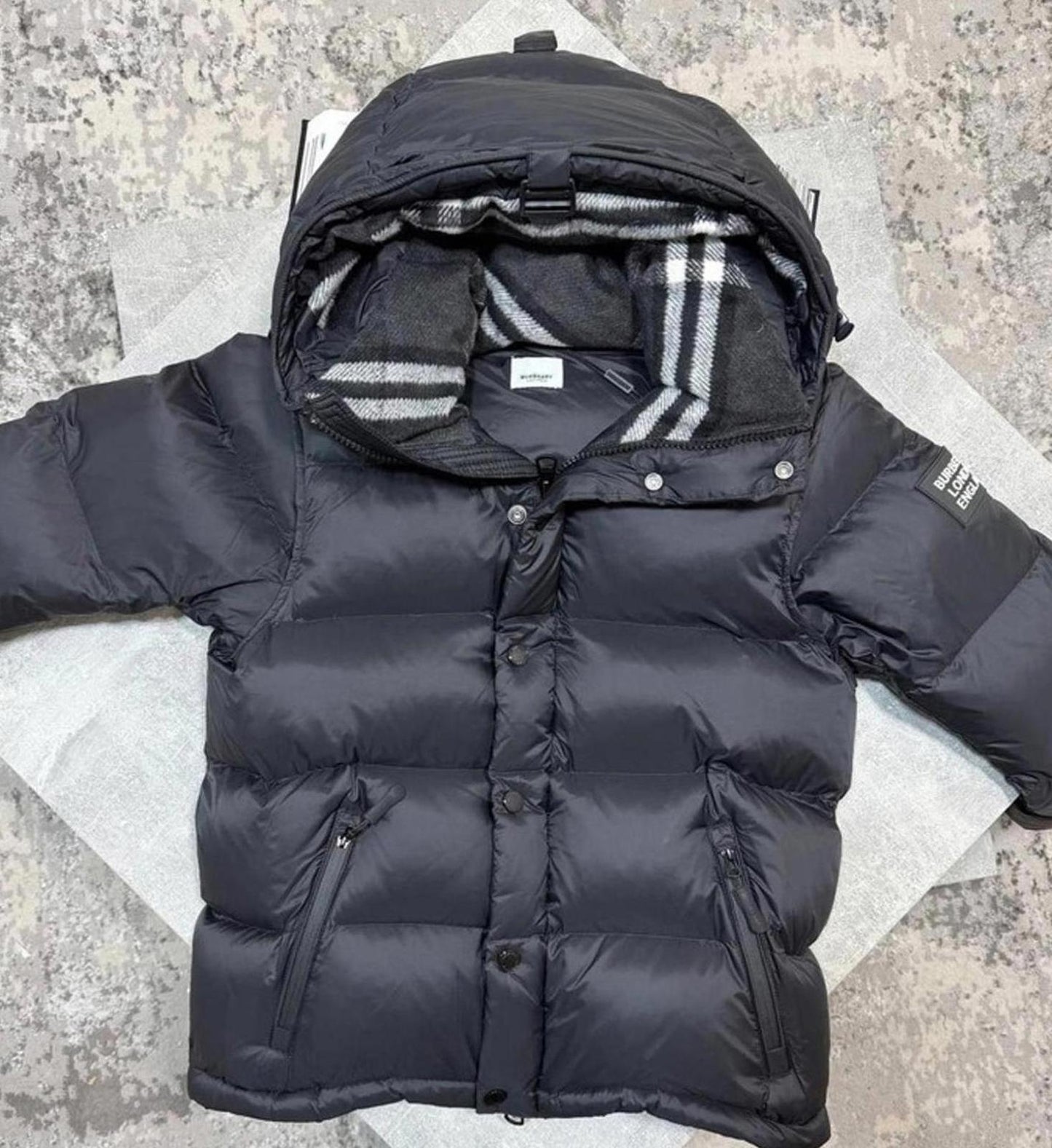 Burberry jacket black XL