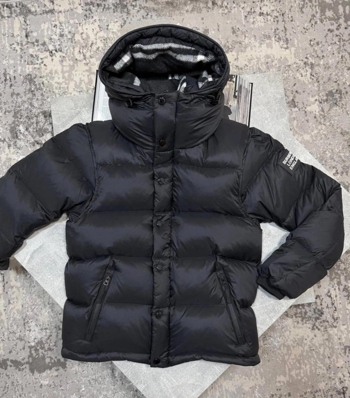 Burberry jacket black small