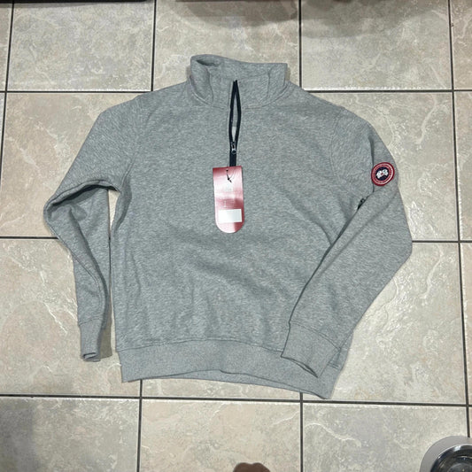 canada goose quarter zip grey medium