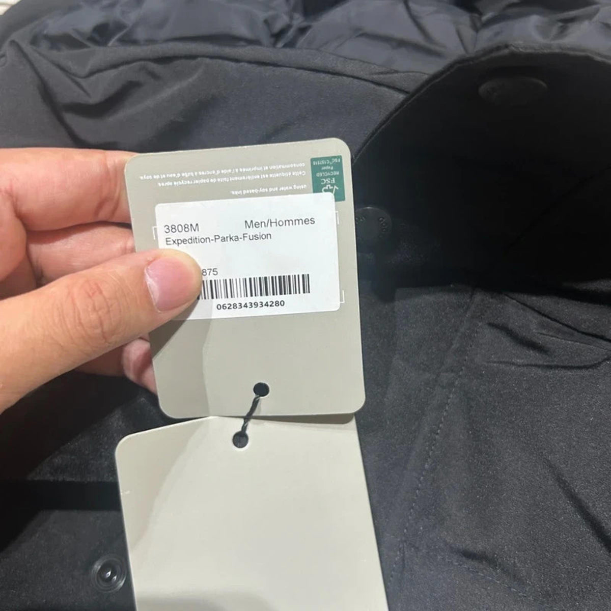 Canada goose coat black XXL