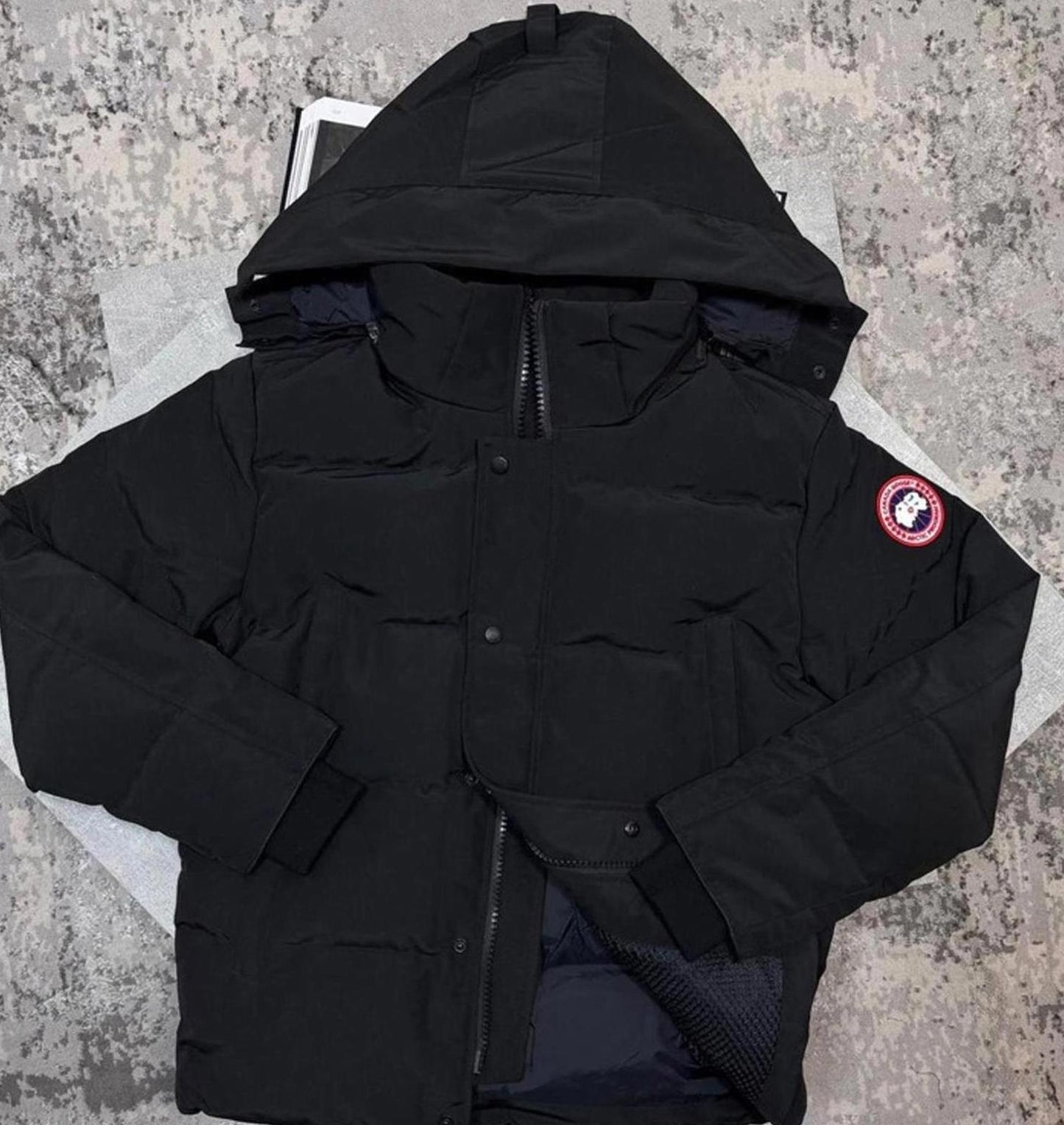 Canada goose Wyndham black/red badge XXL