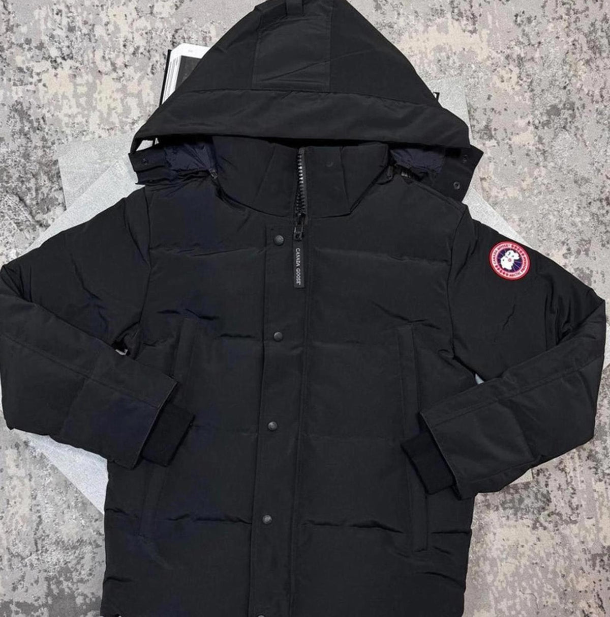 Canada goose Wyndham black/red badge XXL