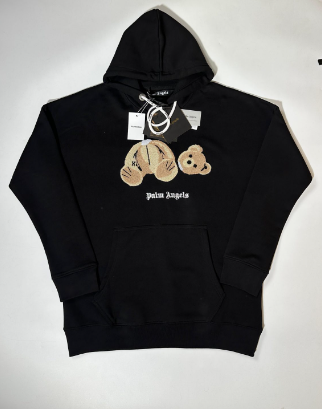 PA BEAR HOOD BLACK