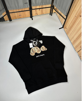 PA BEAR HOOD BLACK