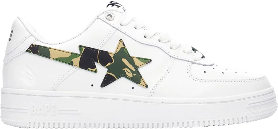 BAPESTAR WHITE CAMO