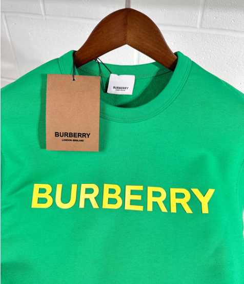 BURBERRY SWEATSHIRT GREEN