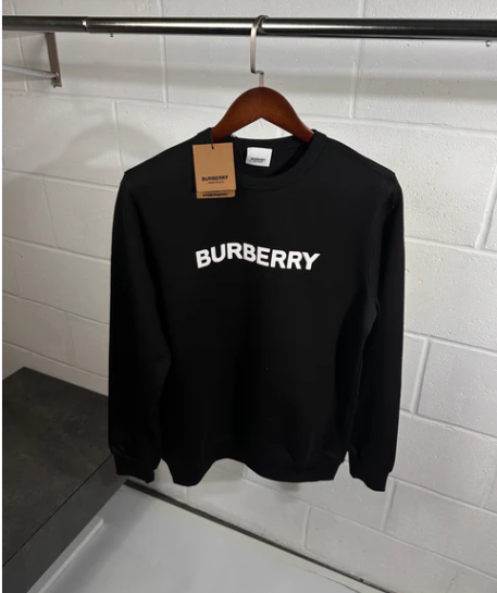 BURBERRY SWEATSHIRT BLACK