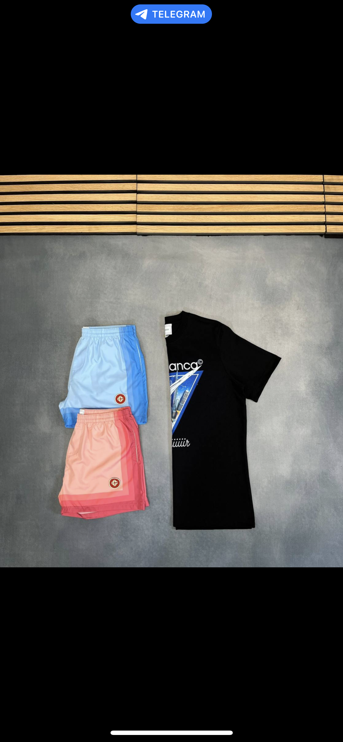 CASABLANCA SWIMSHORTS AND T-SHIRT SET