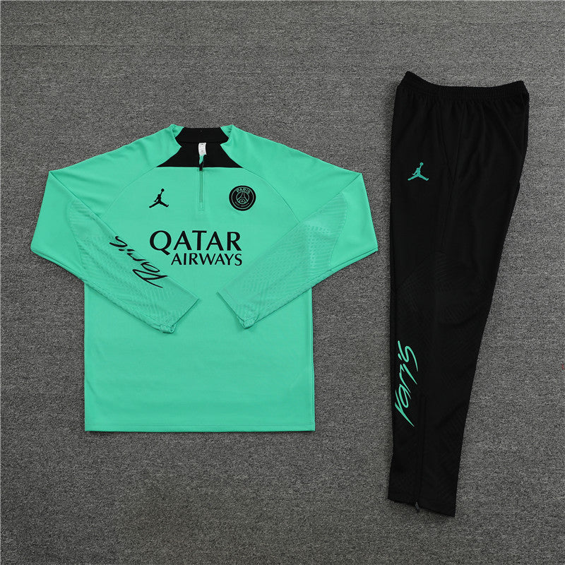 GREEN & BLACK PSG TRACKSUIT