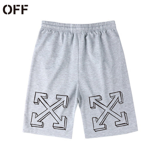 Off W Grey/White X Shorts