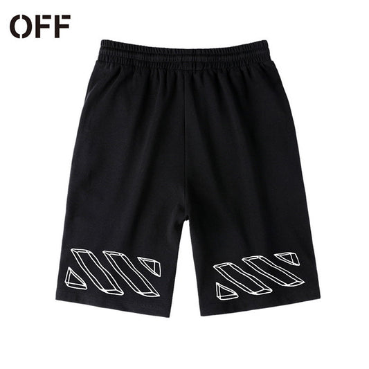 Off W Black/White Shorts