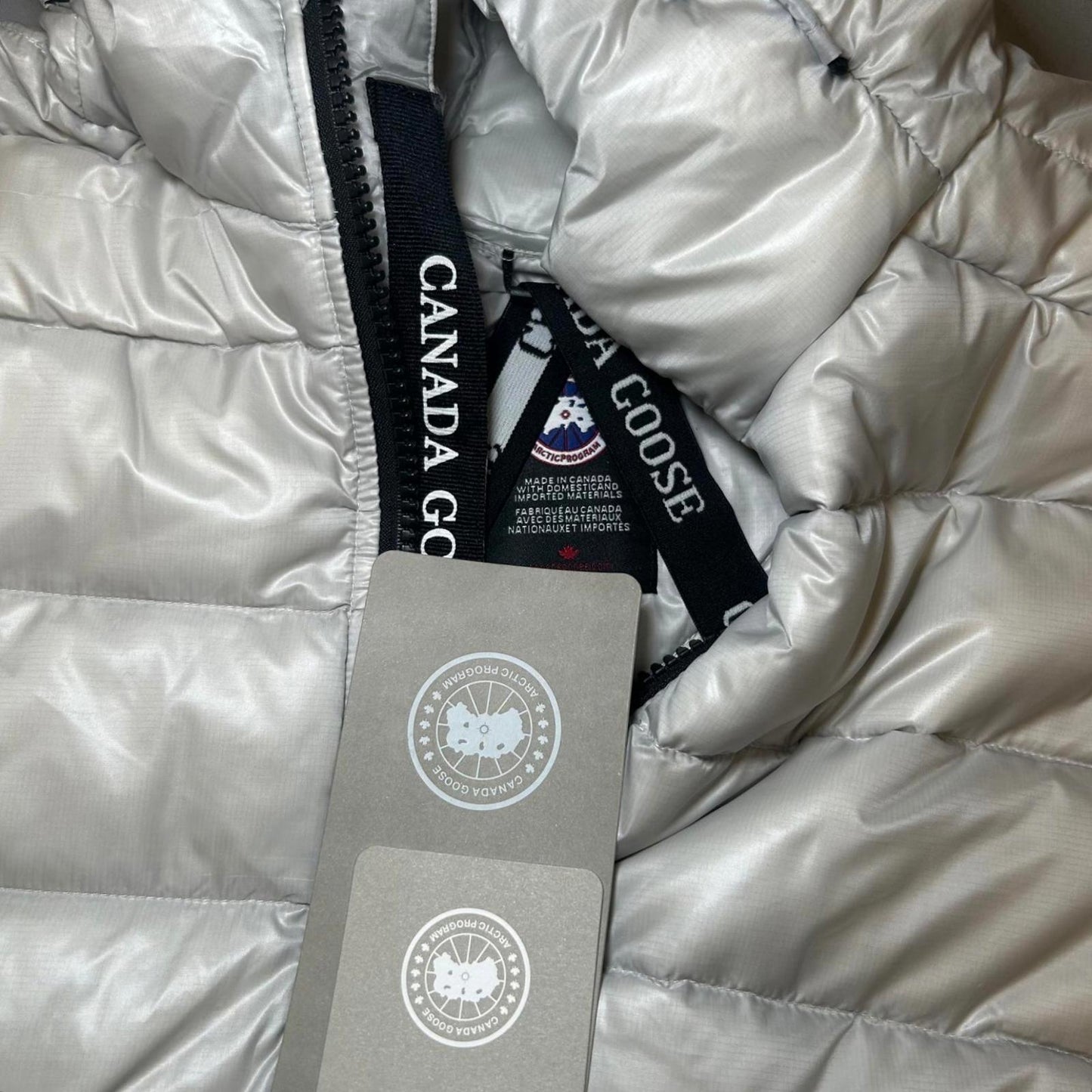 Canada goose crofton coat white XXL