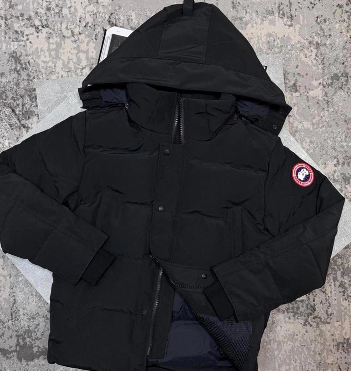Canada goose Wyndham black/red badge large