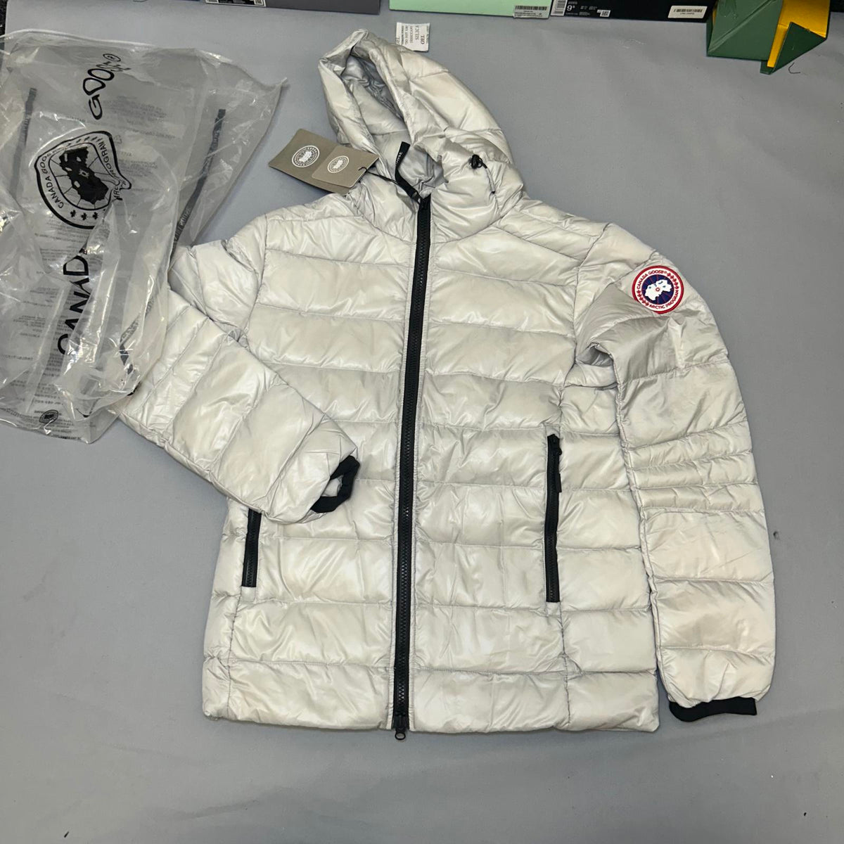 Canada goose crofton coat white XL
