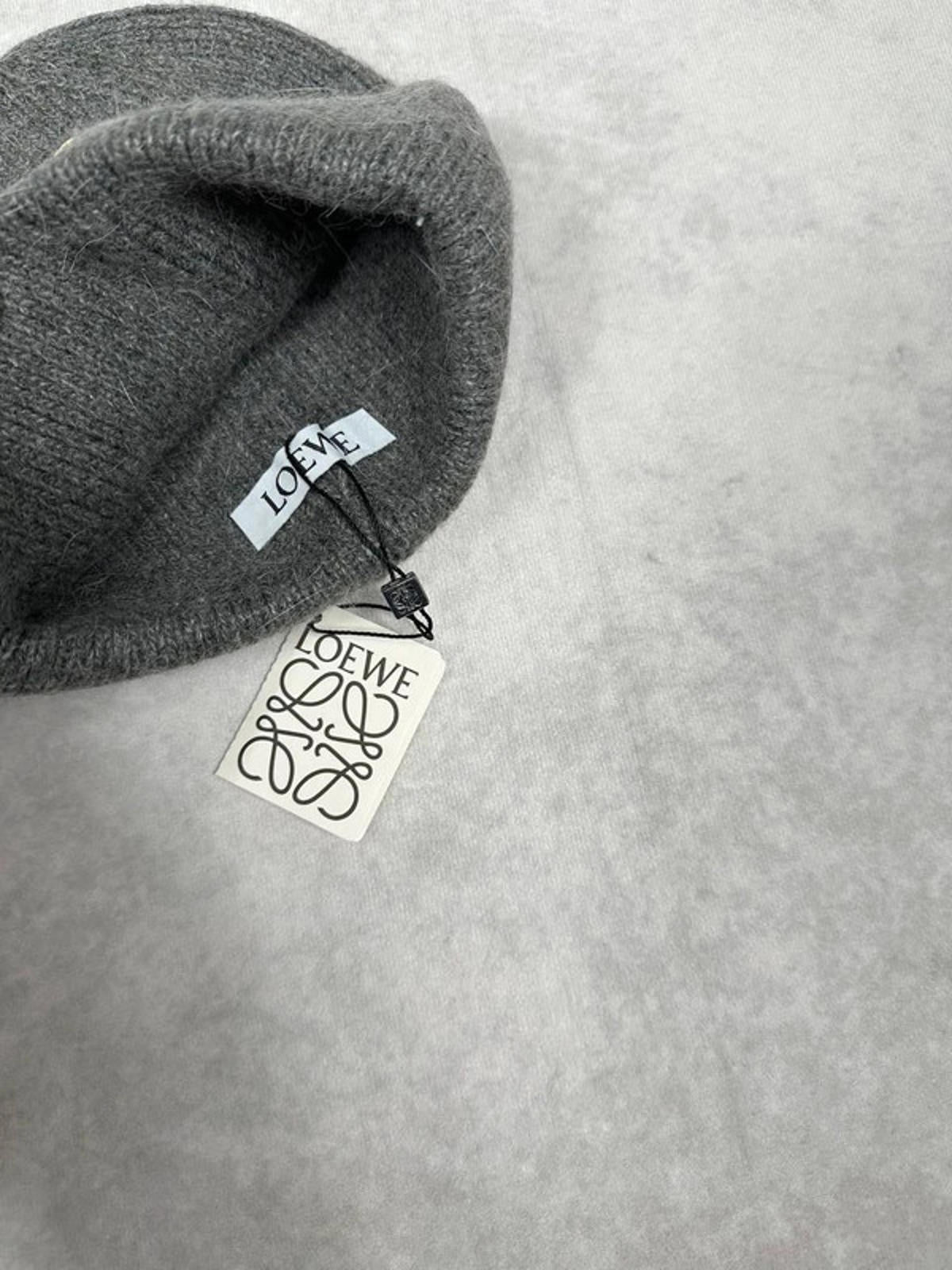 Loewe wool beanie grey