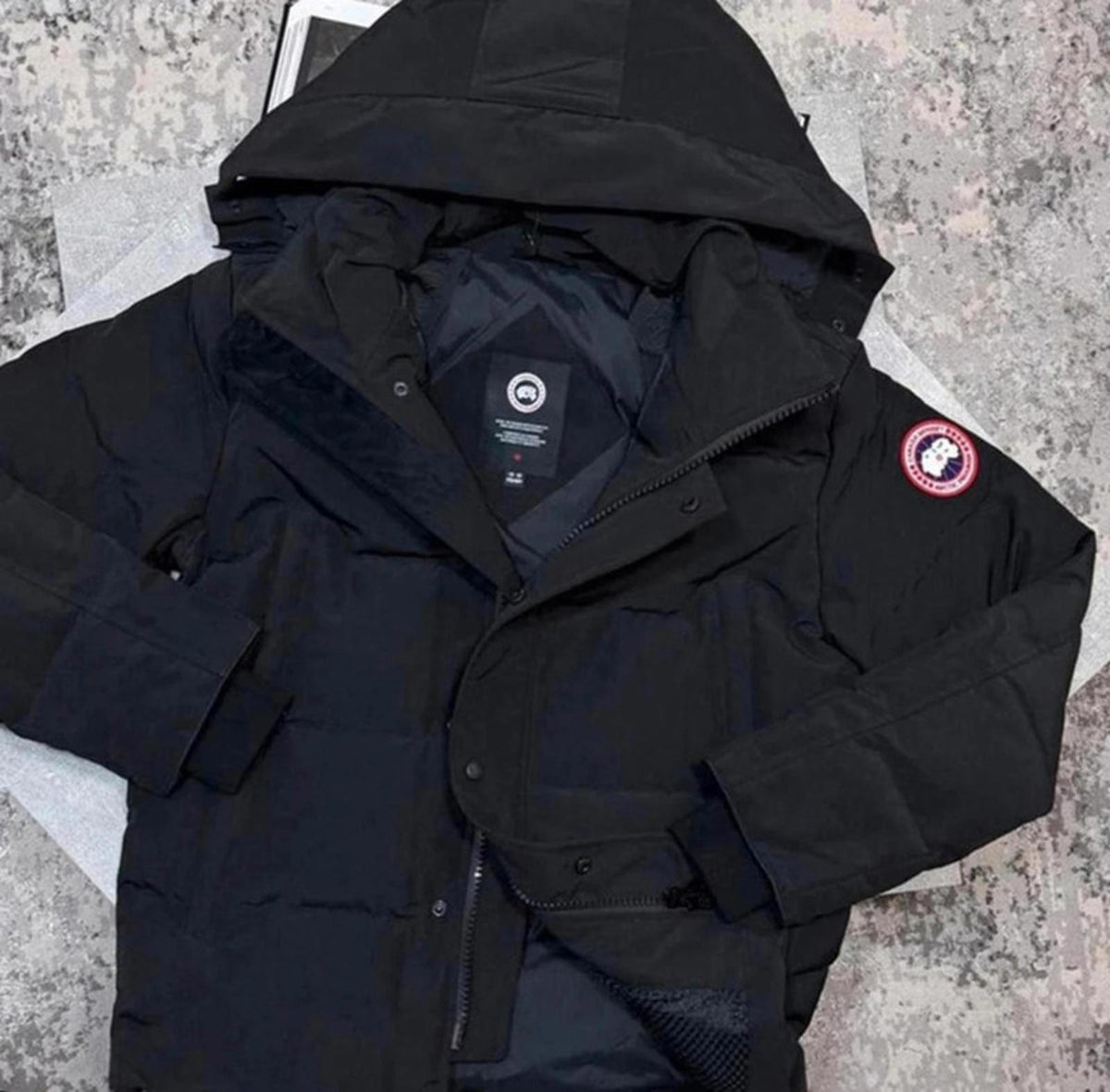 Canada goose Wyndham black/red badge XXL