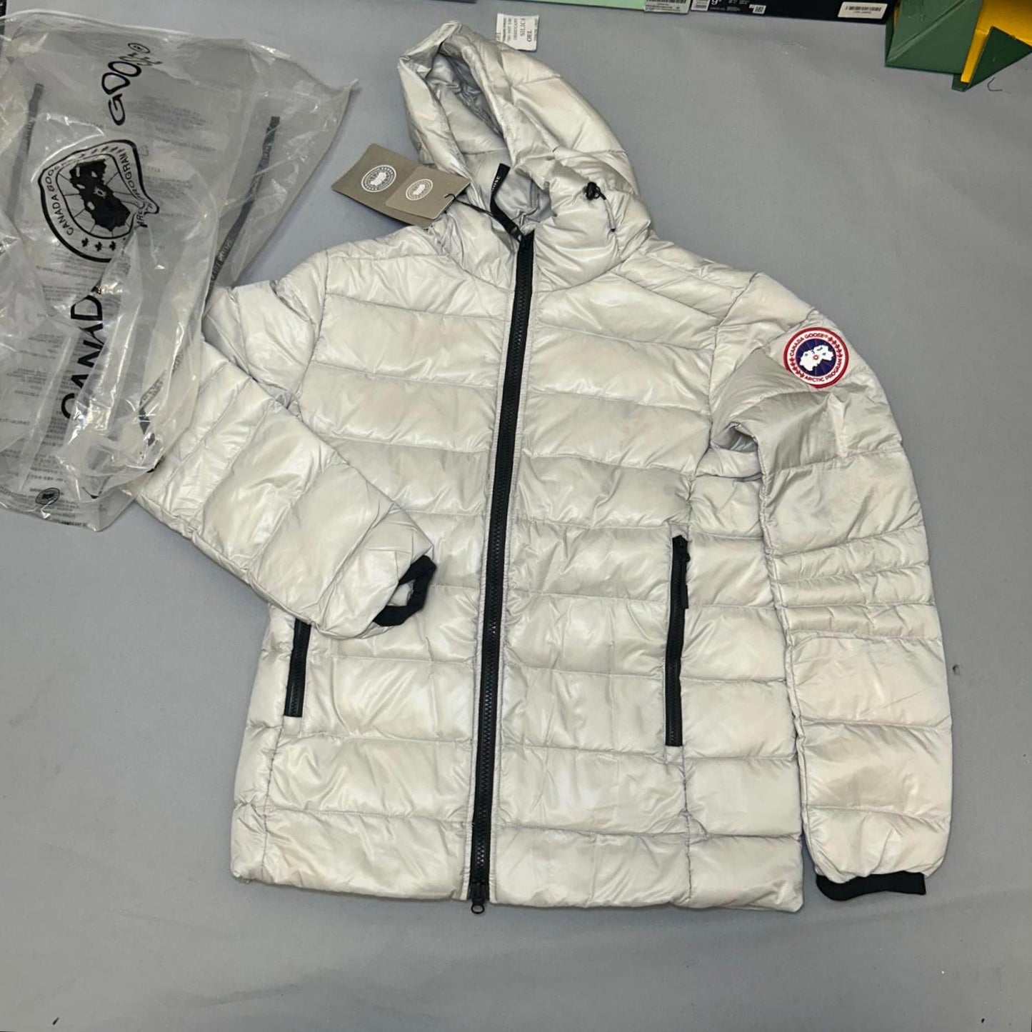 Canada goose crofton coat white XXL