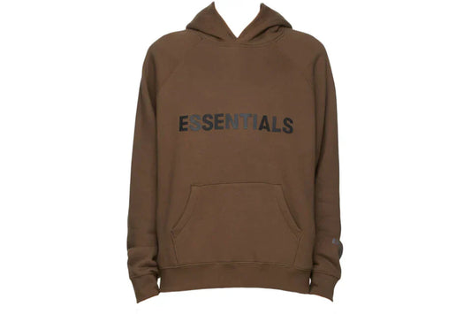 ESSENTIALS BROWN HOODIE