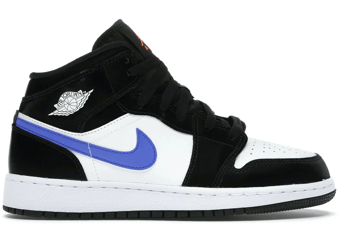 AJ1 Mid “Black Racer Blue White”