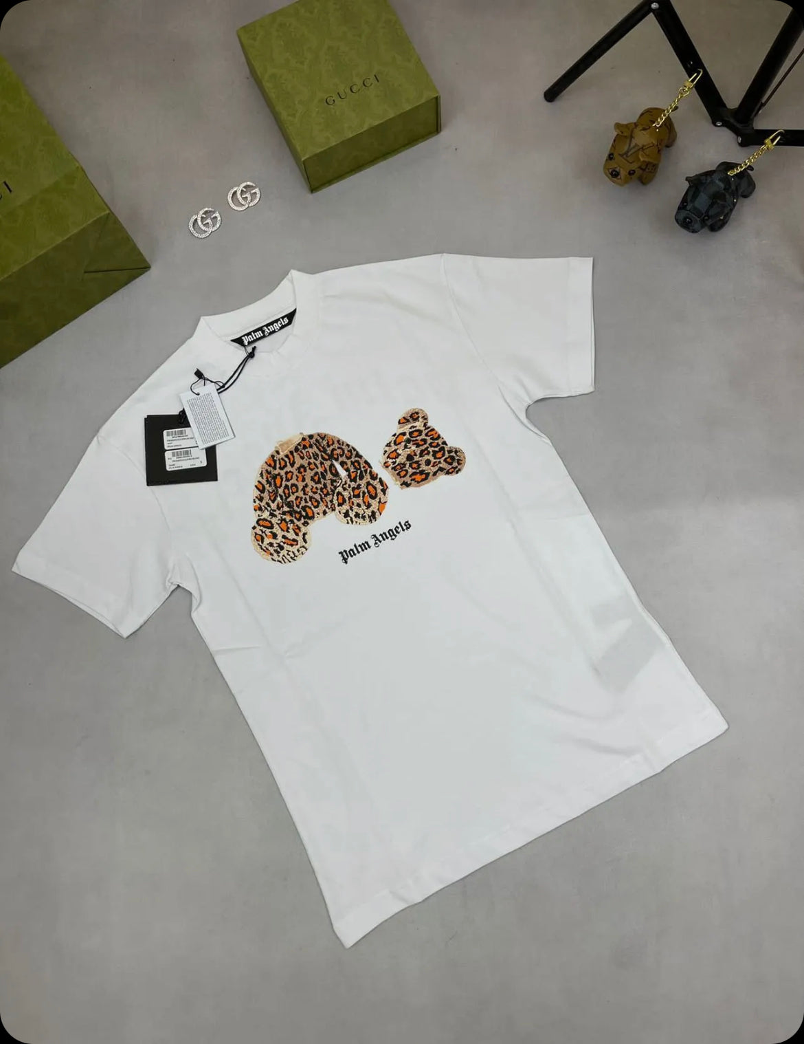 PA LEOPARD PRINT WHITE