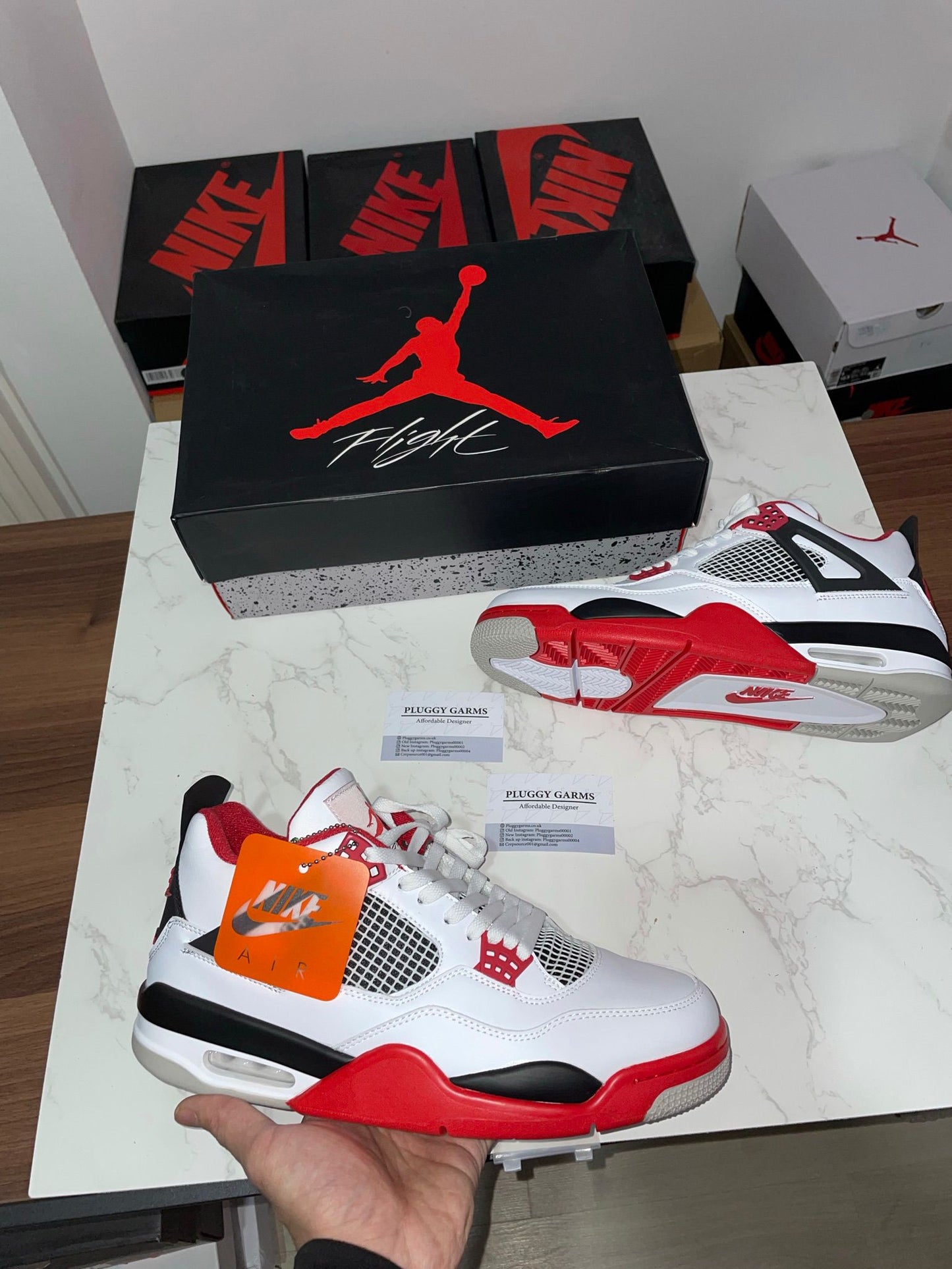 AJ4 “FIRE RED”