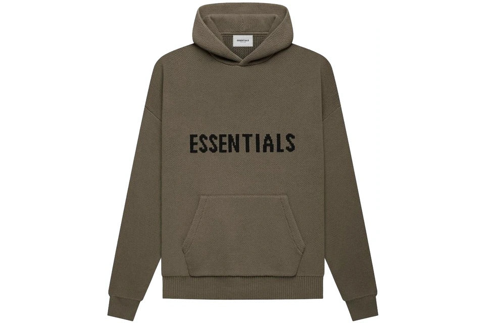 ESSENTIALS KNIT HARVEST HOODIE