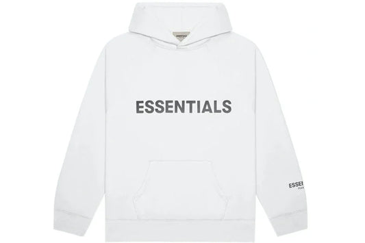 ESSENTIALS WHITE HOODIE