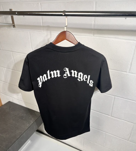 PALM ANGEL TEDDY TEE BLACK